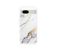 Coque pour Pixel 6A avec motif marbre blanc