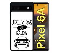 Coque Pour Pixel 6a - J Peux Pas J Ai Rallye 1 - Silicone - Noir