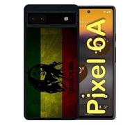 Coque Pour Pixel 6a - Listen To Bob Marley - Silicone - Noir
