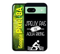 Coque Pour Pixel 8a - J Peux Pas J Ai Aqua Biking 2 - Silicone - Noir
