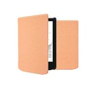 imoshion Étui de liseuse portefeuille Canvas pour Pocketbook Verse / Verse Pro / Verse Pro Color / Vivlio Light / Light HD - Peach