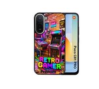 Coque pour Poco C81 Pro - Motif Gamer Rétro Personnalisée - Noire