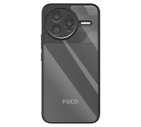 Coque pour Poco F7 Ultra Protection Antichoc Anti-traces Ultra Rigide Noir transparent