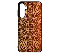 Coque Pour Pour Samsung Galaxy A16 4g 5g En Bois Silicone Mandala 4g Sm-A166e/Ds De Protection Diagramme Case Color¿ Imprim¿ Hindou Nepal