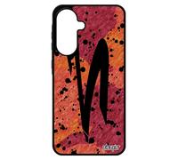 Coque Pour Pour Samsung Galaxy A56 5g Silicone Signe Du Zodiaque Belier Telephone Homme Tache D'encre Rouge Calligraphie Ascendant Rigide