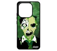 Coque Pour Pour Xiaomi Redmi Note 14 4g Europe Silicone Zombie Etui Mort Vivant Spectre Nuage Noir Homme Horreur Fumee Vert Dessin Gore