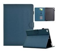 Coque pour Protection Tablette Compatible avec iPad 6e/5e génération 2018/2017, étui fin en cuir PU à rabat avec support multi angles, fente pour carte et fonction veille/réveil automatique ZURSANA Bl