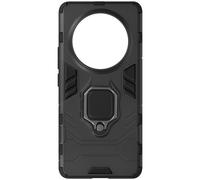 Coque pour Realme 12 Pro 5G Anneau Support Bi-matière Antichoc Noir