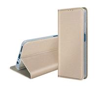 Coque pour Realme 14x 5G / C75 / C71 - Etui Housse Portefeuille Fermeture Magnétique Doré