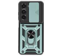 Coque pour Realme 14x Bague Magnétique Protection caméra Vert