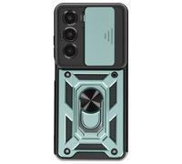 Coque pour Realme 14x Bague Magnétique Protection caméra Vert