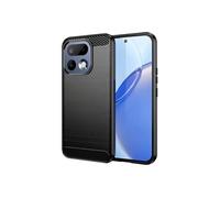 Coque pour Realme 16 Pro Effet Carbone Protection Souple Antichoc Noir