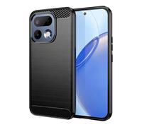 Coque pour Realme 16 Pro Effet Carbone Protection Souple Antichoc Noir