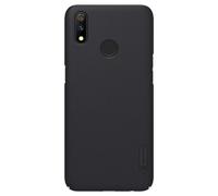 Coque pour Realme 3 Pro Série Super Frosted Shield Compatible Chargement, Noir
