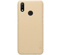 Coque pour Realme 3 Pro Série Super Frosted Shield Compatible Chargement Qi Nillkin Dorée