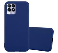 Cadorabo Housse pour Realme 8i / Narzo 50 4G Housse en bleu Housse téléphone portable TPU Silicone Etui Case Cover