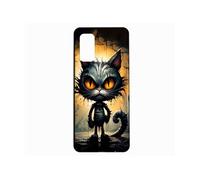 Coque Pour Realme 9 Pro Plus 5G Gothic Cat Style Tim Burton 10108