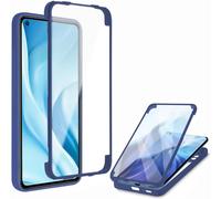 Coque Pour Realme C30/Realme C30s/Realme C33, Coque Antichoc À 360 Degrés Avec Protecteur D'écran Intégré, Anti-Rayure Housse Integrale Silicone Tpu Bumper Case Coque - Bleu[Wke02771]
