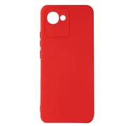 Coque pour Realme C30 Semi-rigide Soft-touch Fine Rouge
