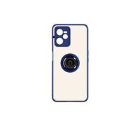 Coque pour Realme C35 Bi-matière Bague Métallique Support Vidéo bleu