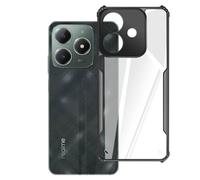 Coque pour Realme C61 Silicone Antichoc Bloc Caméra Couvert Noir
