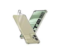 Coque pour Realme GT 2 Pro 5G Gel Silicone Coins Rebords Renforcés Antichoc, Transparent