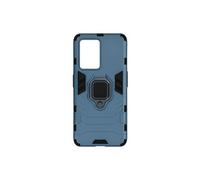Coque pour Realme GT 2 Pro Hybride Antichoc Bague Métallique Support Bleu