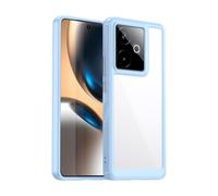Coque pour Realme GT 7T Coque,Matériau en TPU Transparent,Doux et antidérapant,Anti-Empreintes digitales,Coque de Protection Case Cover -Blue