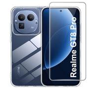 Coque pour Realme GT 8 Pro 5G - housse etui silicone gel fine + film ecran - TRANSPARENT TPU