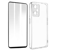 Coque pour Realme GT Neo 2 / GT Neo 3T et GT 2 Silicone Film Verre Trempé 9H Noir