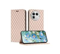 Coque pour Realme GT8 Pro Etui Portefeuille Mince PU Cuir Protection Porte Carte Rabat Clapet Flip Etui Housse Beige