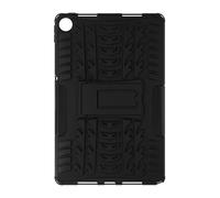 Avizar Coque Realme Pad 10.4 Bi-matière antichoc avec béquille Noir