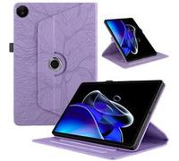 Coque pour Realme Pad 2 11.5 Pouces 2023 Étui Support Rotatif à 360 Degrés PU Cuir Housse de Protection Portefeuille Tablet ZURSANA Violet Violet