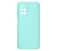 Coque pour Redmi 10 et 10 2022 Semi-rigide Finition Soft-touch Fine turquoise