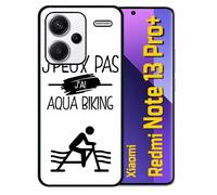 Coque Pour Redmi 13 Pro+ - J Peux Pas J Ai Aqua Biking 1 - Silicone - Noir
