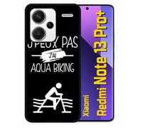 Coque Pour Redmi 13 Pro+ - J Peux Pas J Ai Aqua Biking 2 - Silicone - Noir