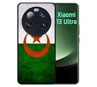Coque Pour Redmi 13 Ultra - Drapeau Algérie - Silicone - Noir