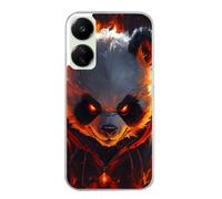 Coque Pour Redmi 13c 4g Poco C65 Motif Panda Very Angry