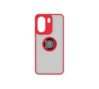 Avizar Coque pour Redmi 13C Bague Métallique Support Ringrip Rouge