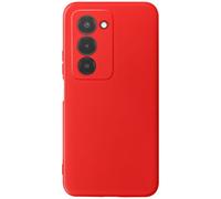 Coque pour Redmi 15 5G en Silicone Souple avec Renfort Bloc Caméra Rouge