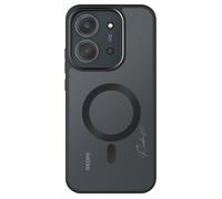 Avizar Coque pour Redmi 15C avec Anneau Intégré Noir transparent
