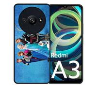 Coque Pour Redmi A3 - Frozen Reine Des Neiges - Silicone - Noir