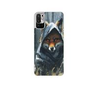 Coque pour Redmi Note 10 5G avec motif renard fox des bois