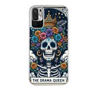 Coque Pour Redmi Note 10 5g Tete De Mort Drama Queen