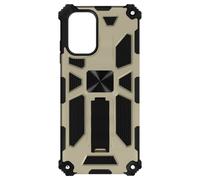 Coque pour Redmi Note 10 et Note 10s Bumper Béquille Magnétique, Dorée
