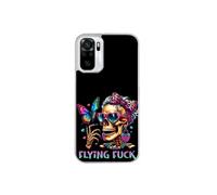 Coque pour Redmi Note 10 PRO avec motif tete de mort fuck