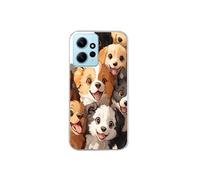 Coque pour Redmi Note 12 4G avec motif chien smile