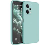 Coque Pour Redmi Note 12 Pro+ 5g / Redmi Note12 Proplus (6.67"" Inches) Etui Housse, Protecteur De Peau En Silicone Tpu - Cyan Clair