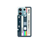Coque pour Redmi Note 13 4G personnalisable avec motif cassette vintage