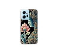 Coque pour Redmi Note 13 5G avec motif bouddha et lotus